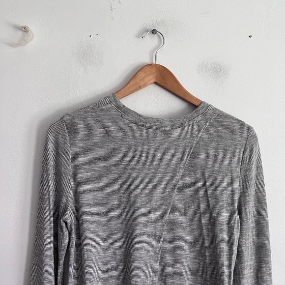 Marine Layer Striped Open Back Long Sleeve Top - Picture 8 of 8